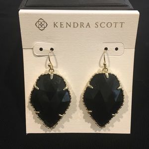 Kendra Scott Corley Black Earrings